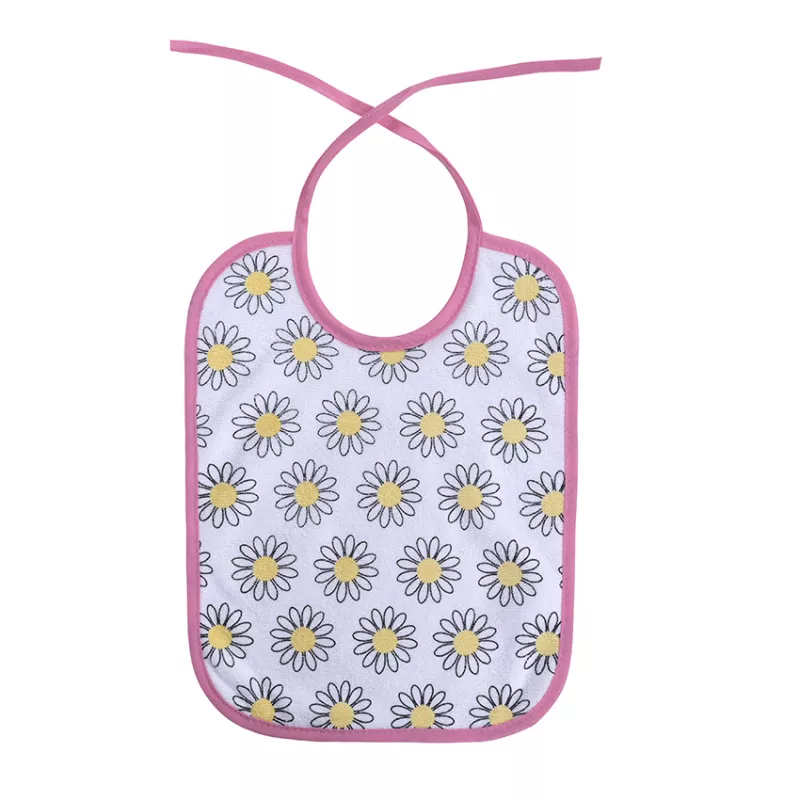 Set 7 bavete, bumbac ambele fete, 20 X 25,5 cm, inchidere cu snur, fetite 3