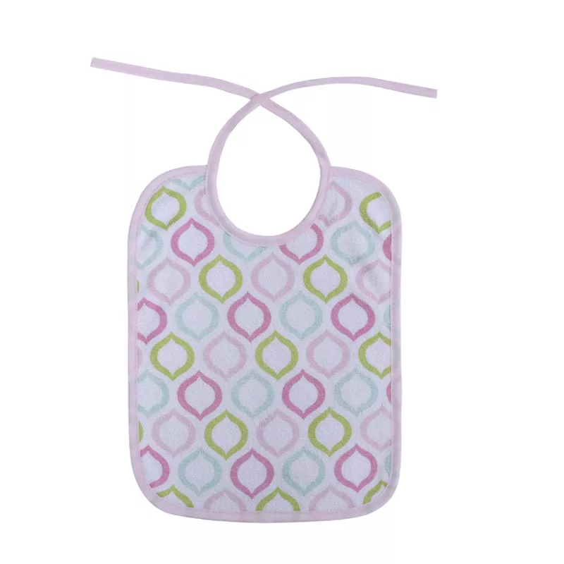 Set 7 bavete, bumbac ambele fete, 20 X 25,5 cm, inchidere cu snur, fetite 8