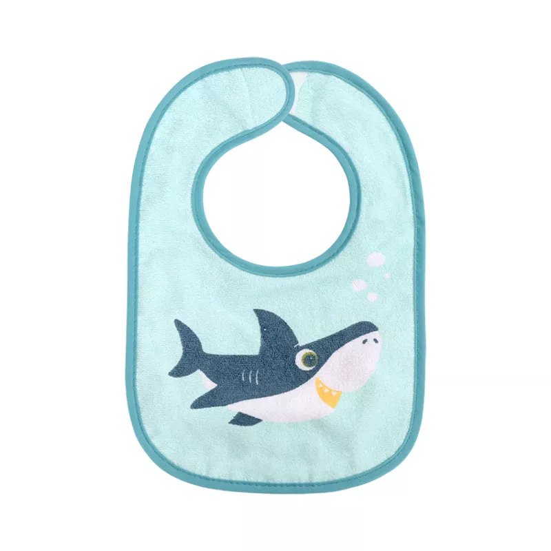 Set 7 bavete bumbac si peva, 30 x 19 cm, inchidere cu banda velcro, unisex 3