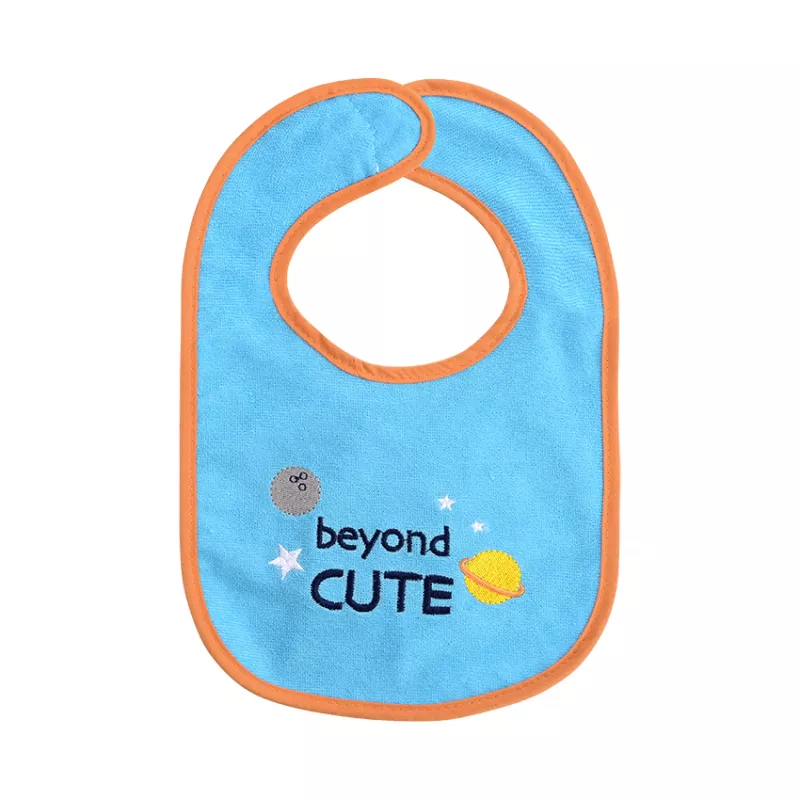 Set 7 bavete bumbac si peva, 30 x 19 cm, inchidere cu banda velcro, baietei 5