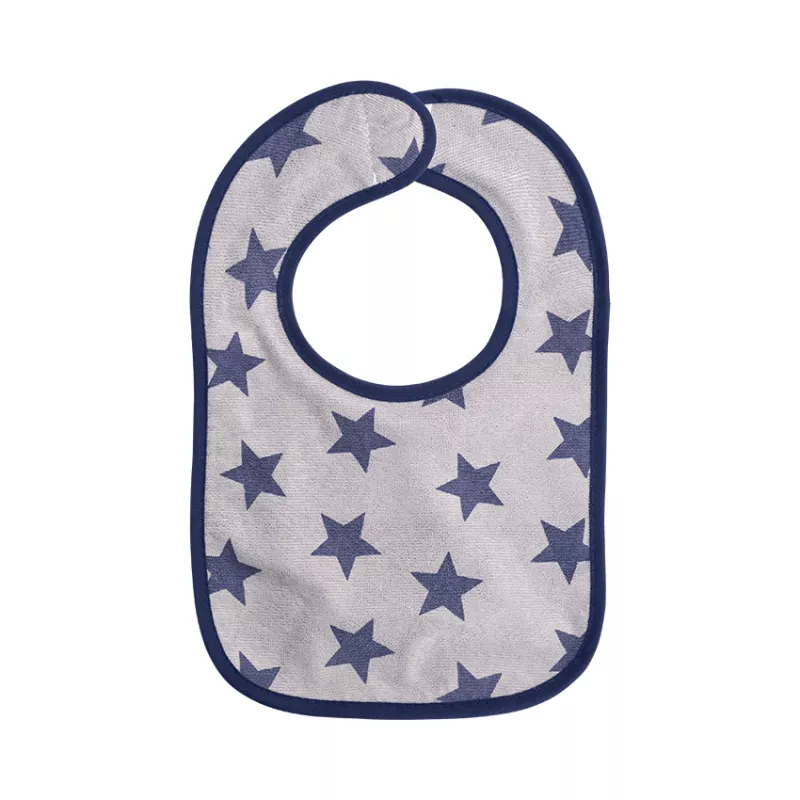 Set 7 bavete bumbac si peva, 30 x 19 cm, inchidere cu banda velcro, baietei 6