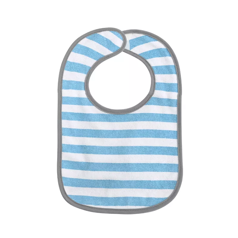 Set 7 bavete bumbac si peva, 30 x 19 cm, inchidere cu banda velcro, baietei 8