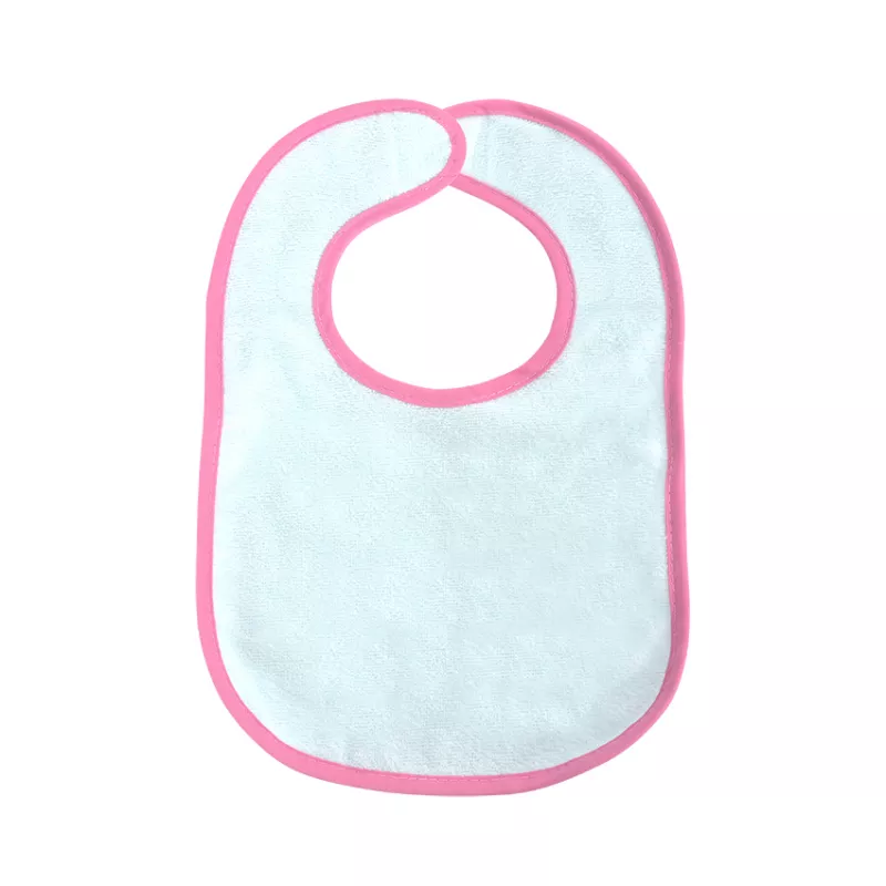 Set 7 bavete bumbac si peva, 30 x 19 cm, inchidere cu banda velcro, fetite 4