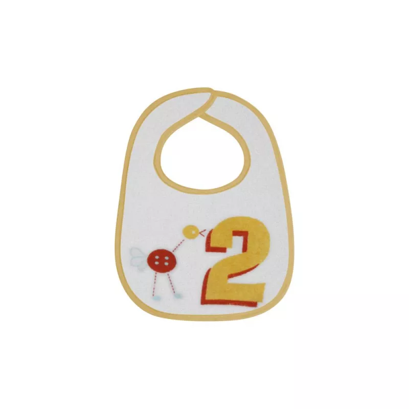 Set 7 bavete,  small, bumbac, inchidere cu arici Boy 2