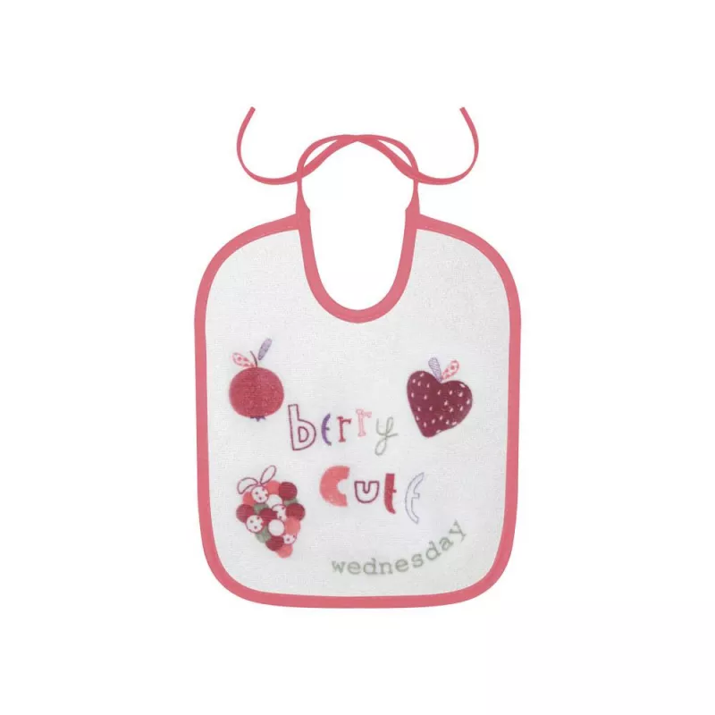 Set 7 bavete zilele saptamanii, small, bumbac, inchidere cu snur, Girl 4