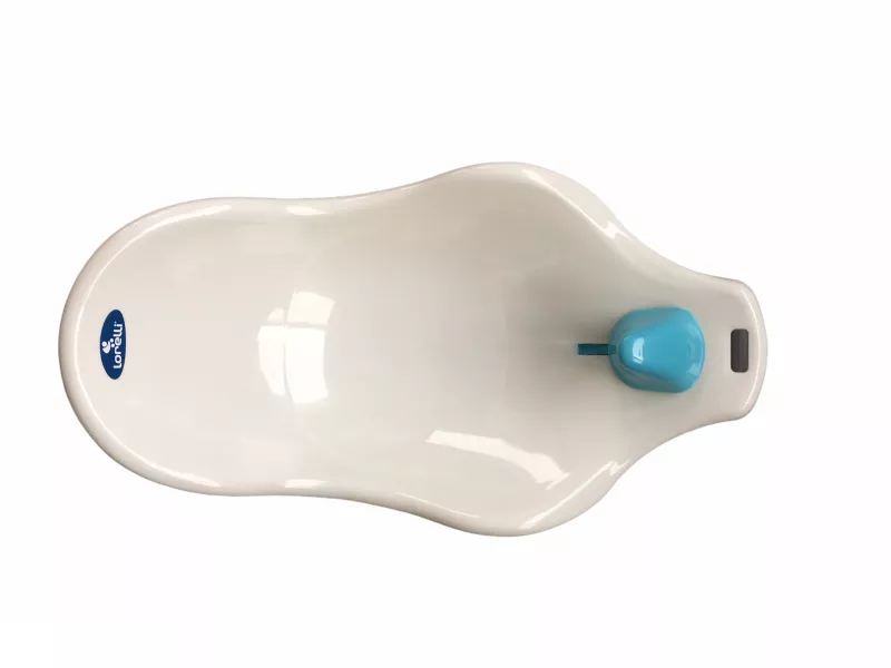 Set cadita 88 cm cu termometru, reductor si accesorii, White Blue 8