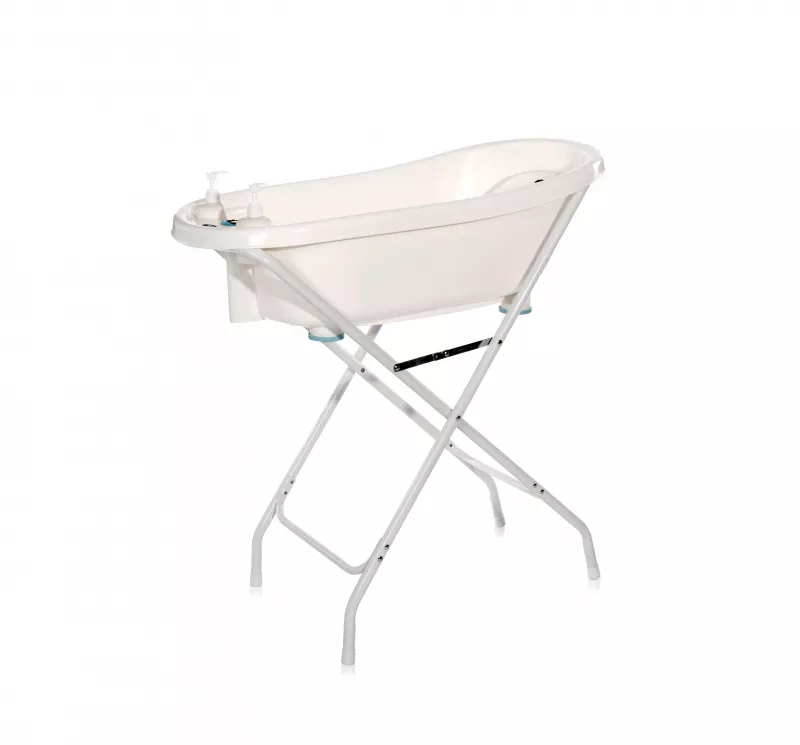 Set cadita 88 cm cu termometru, reductor si accesorii, White Blue 9