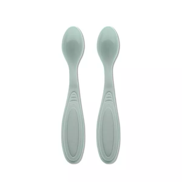 Set de 2 lingurite, margine rotunjita, 6 luni+, My Friend, Iceberg Green 1
