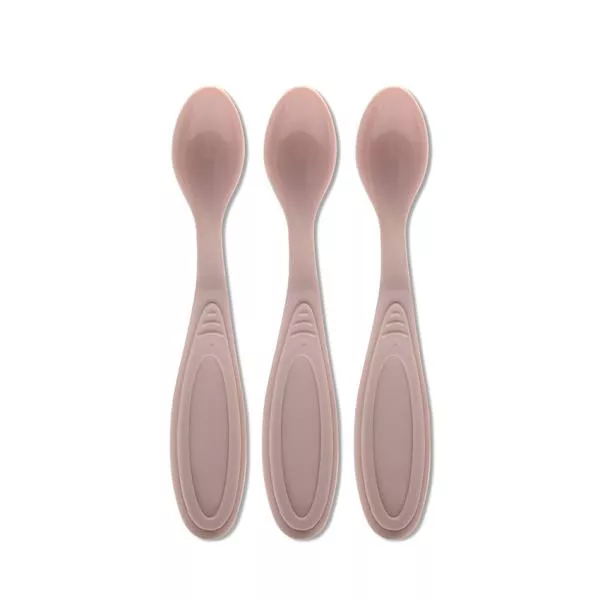 Set de 3 lingurite, margine rotunjita, 6 luni+, My Friend, Mellow Rose 1