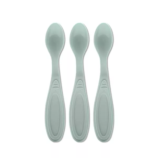 Set de 3 lingurite, margine rotunjita, 6 luni+, My Friend, Iceberg Green 1