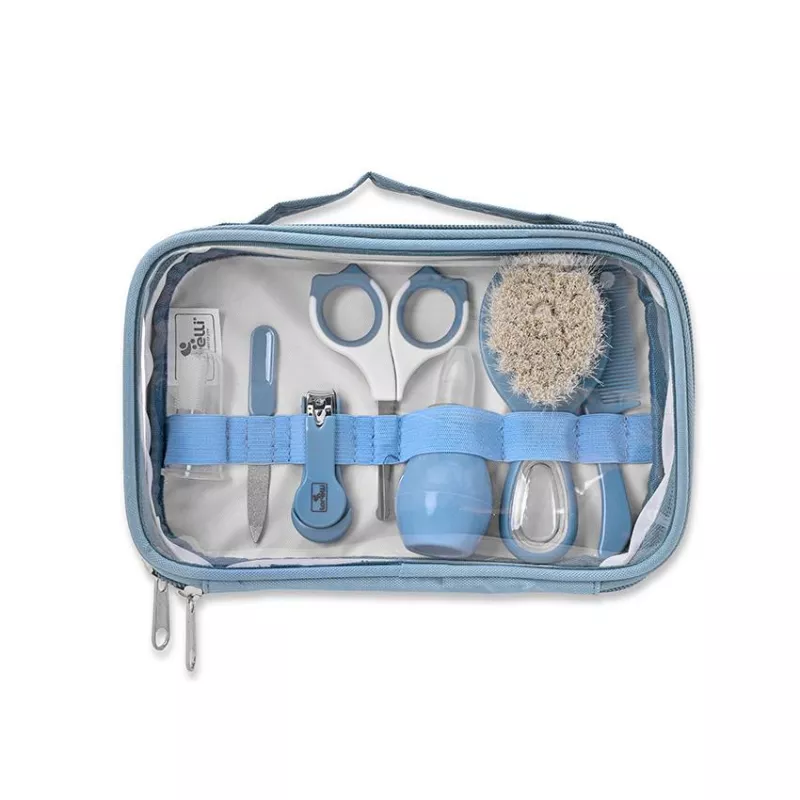 Set de ingrijire bebelusi, 7 produse esentiale, 0 luni+, Blue 1