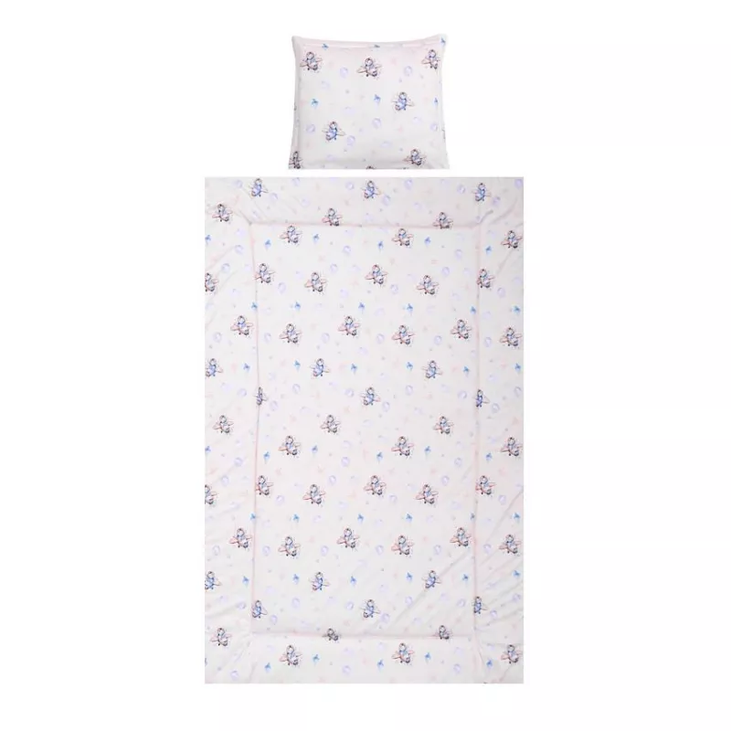 Set lenjerie pat 3 piese, bumbac ranforce, Cosy, Aeroplane Blue 1