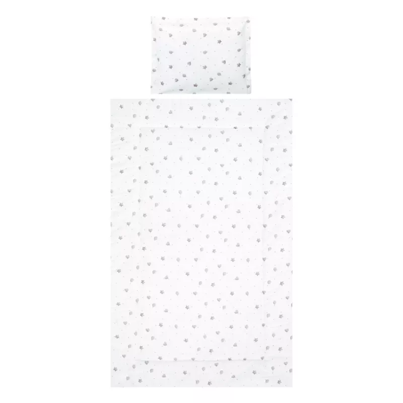 Set lenjerie pat 3 piese, bumbac ranforce, Cosy, Grey Train 2