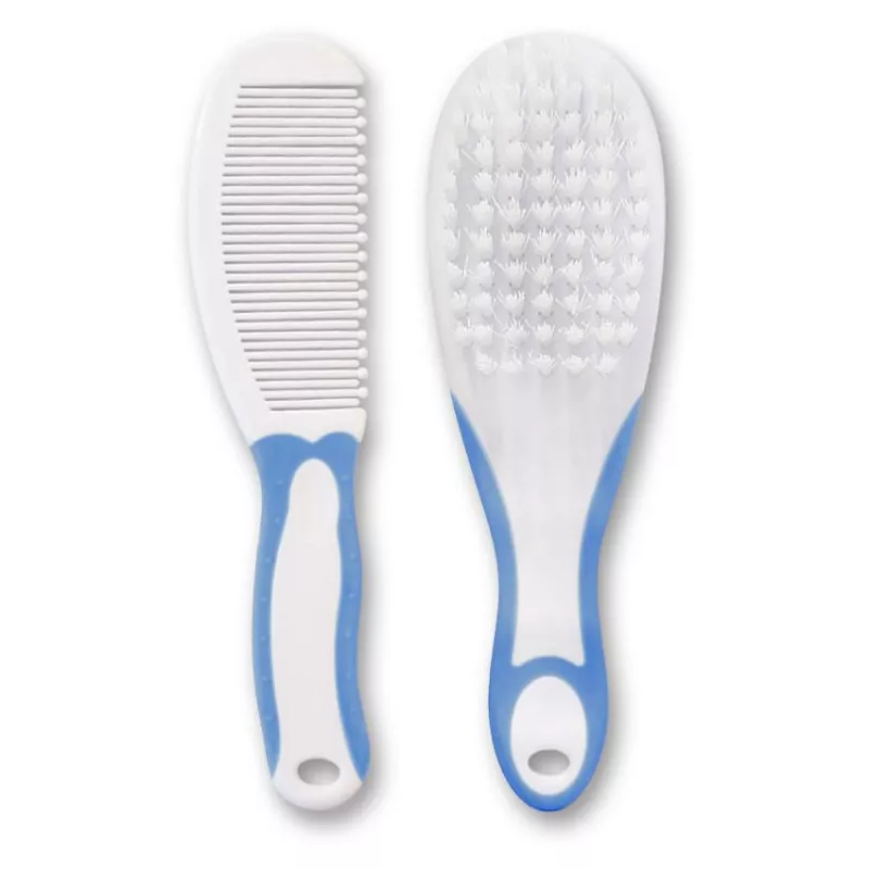 Set perie si piepten, 0 luni+, Blue 1