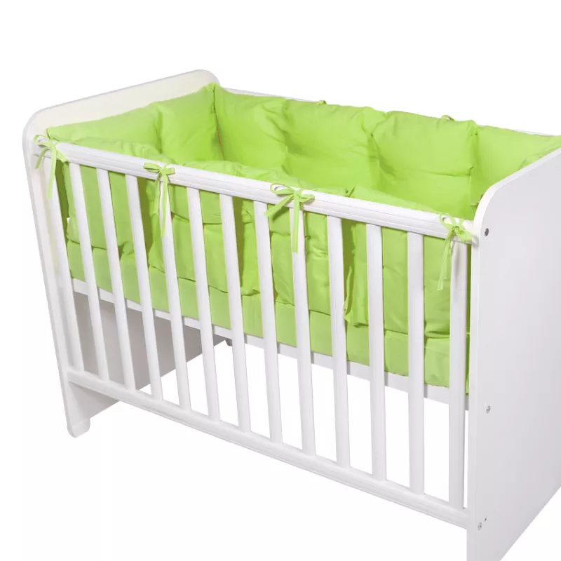 Set protectii laterale pentru pat 4 piese, 60x120 cm, Green 1