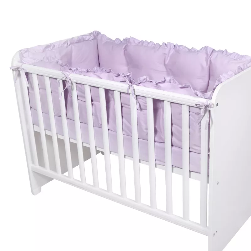 Set protectii laterale pentru pat 4 piese, 60x120 cm, Violet 1