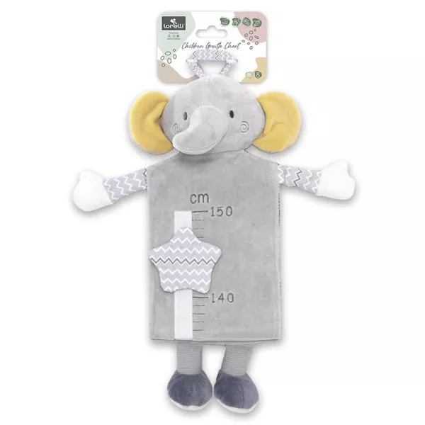 Taliometru din plus, Bear Grey, scala de masurare de la 60 la 150 cm, 0 luni+ 3