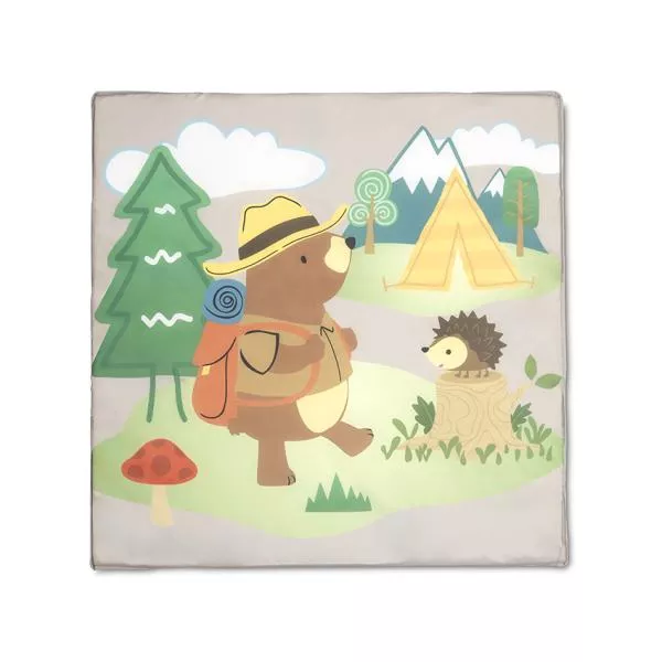 Tarc de joaca Play N Relax, 100x100x75 cm, deschidere laterala cu fermoar, geanta de transport, Beige Camping 7