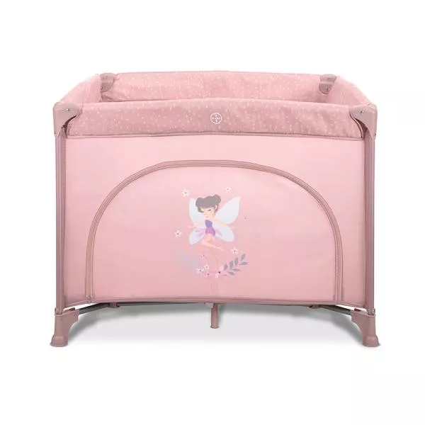 Tarc de joaca Play N Relax, 100x100x75 cm, deschidere laterala cu fermoar, geanta de transport, Blush Pink Fairy 5