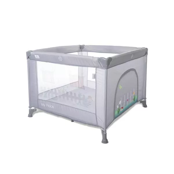 Tarc de joaca tip casuta, My Place, 100 x 100 x 125 cm, Grey 5