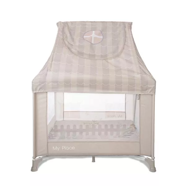 Tarc de joaca tip casuta, My Place, 100 x 100 x 125 cm, Beige 3