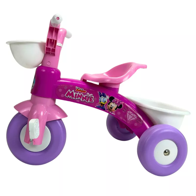 Tricicleta cu pedale pentru copii Injusa, licenta Disney, Minnie Mouse, 1-3 ani, Roz 3