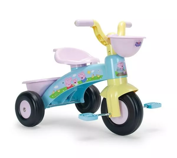 Tricicleta cu pedale pentru copii, Injusa, Peppa Pig, 62 x 42 x 46 cm, max. 25 kg, 1-3 ani 1