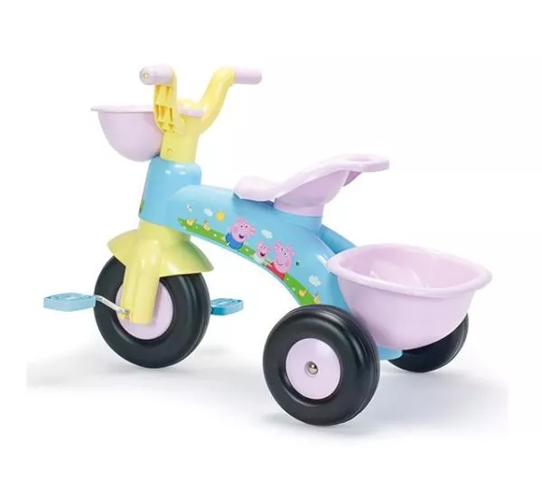 Tricicleta cu pedale pentru copii, Injusa, Peppa Pig, 62 x 42 x 46 cm, max. 25 kg, 1-3 ani 6