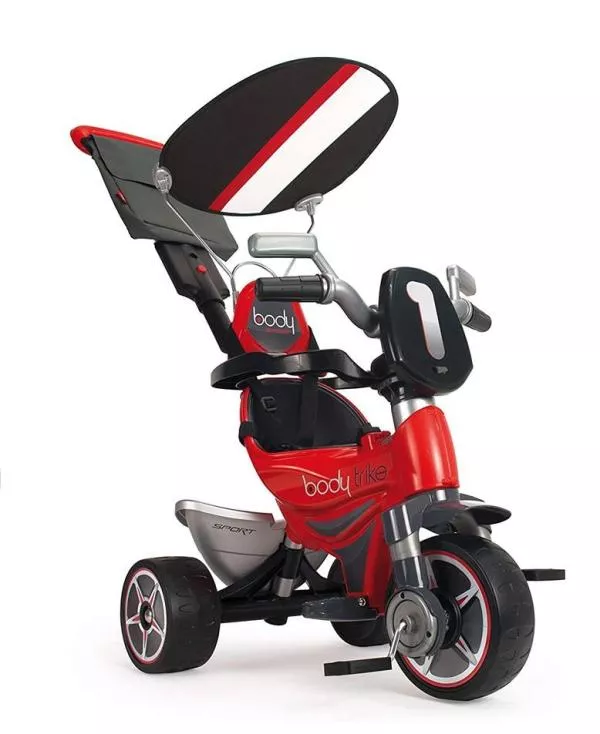 Tricicleta evolutiva pentru copii, Injusa, Body Special, cu maner parental, include rucsac, 10 luni+ 1