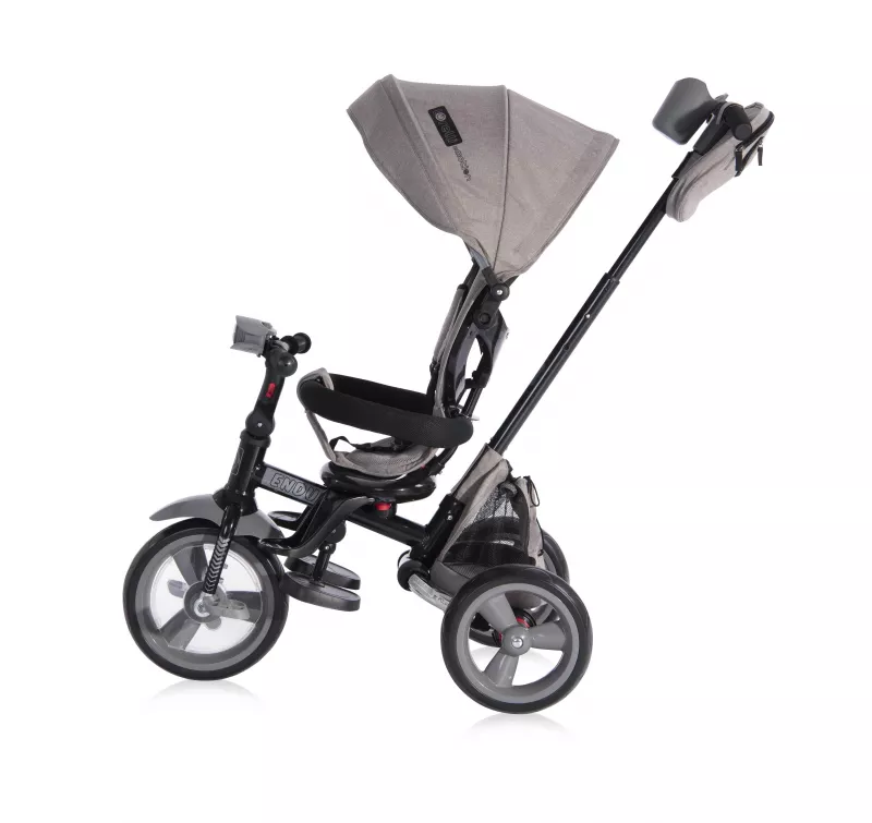 Tricicleta multifunctionala 4in1, Enduro, scaun rotativ, Grey Luxe 3