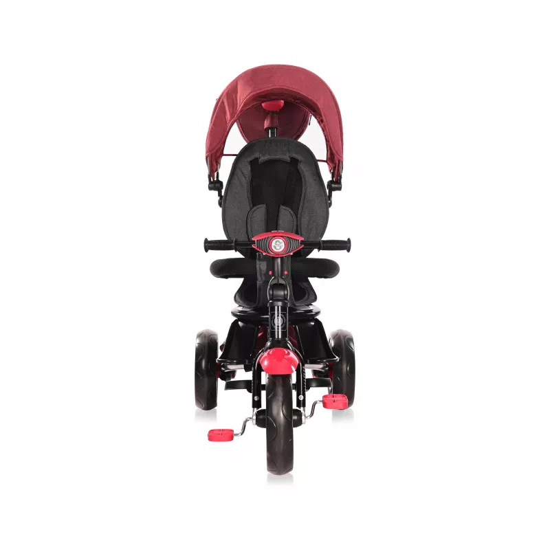 Tricicleta multifunctionala 4in1, Enduro, scaun rotativ, Red & Black Luxe 2