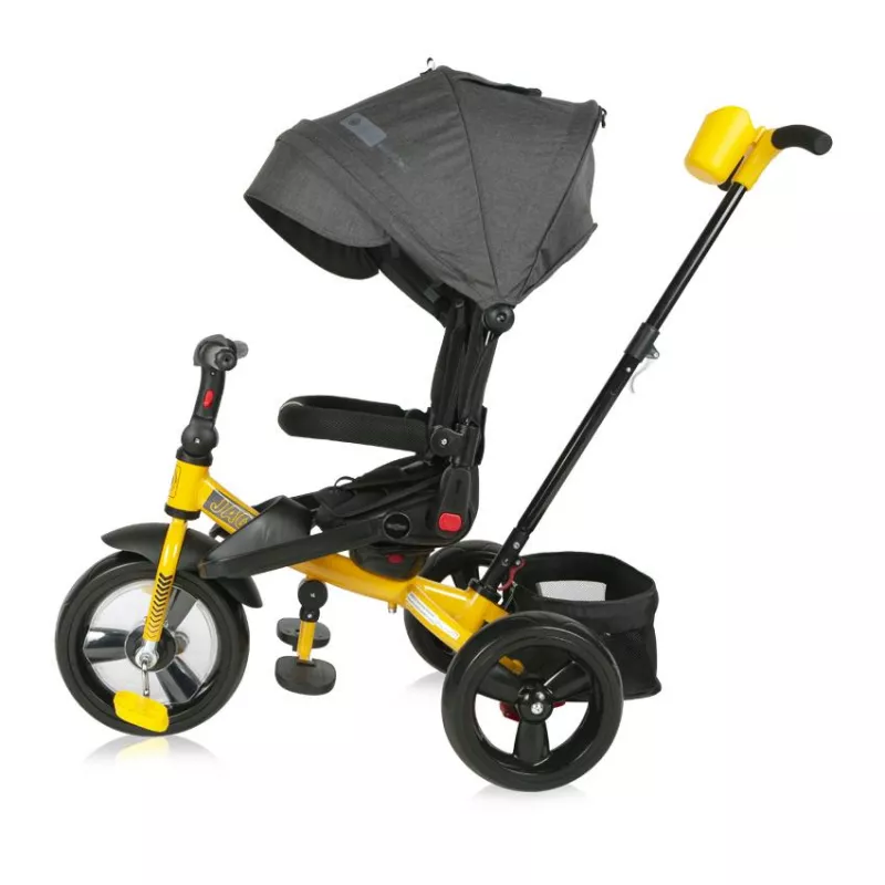 Tricicleta multifunctionala 4in1, Jaguar, Black & Yellow 2