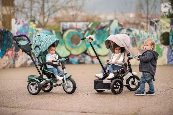 Tricicleta multifunctionala 4in1, Jaguar, Grey Luxe 3