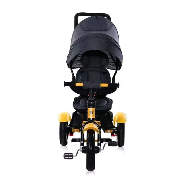 Tricicleta multifunctionala 4in1, Neo Air, roti cu camera, Black & Yellow 3