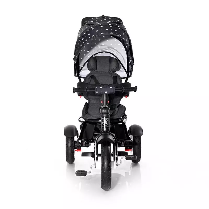 Tricicleta multifunctionala 4in1, Neo Air, Black Crowns New 3