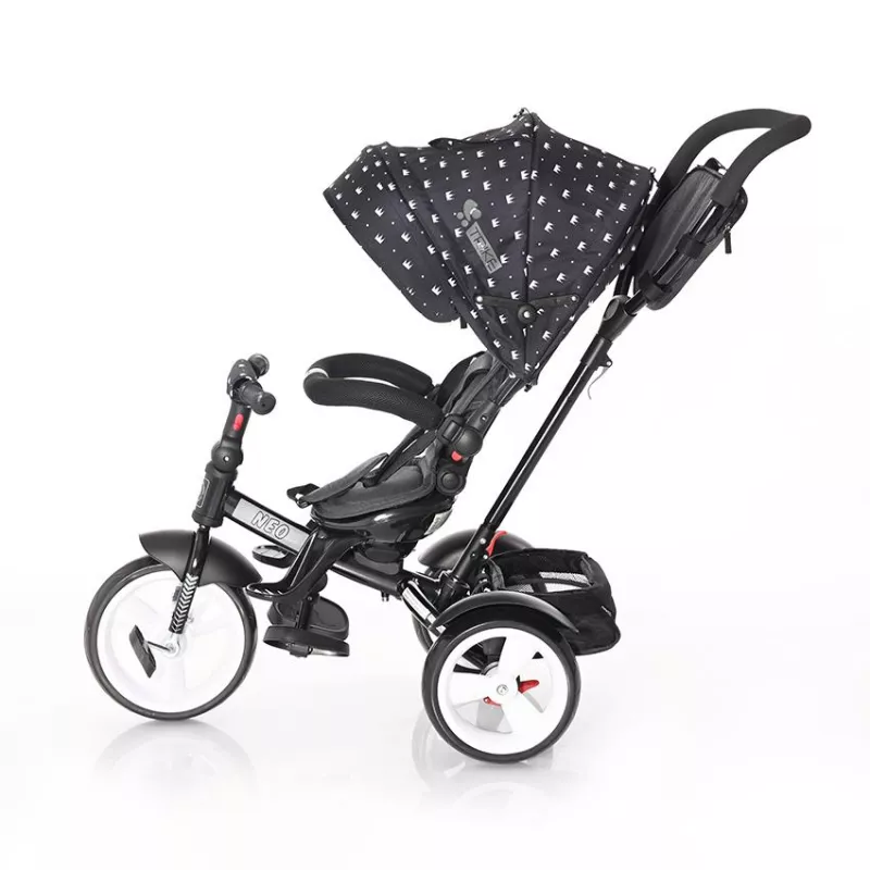 Tricicleta multifunctionala 4in1, Neo, Black Crowns New 2