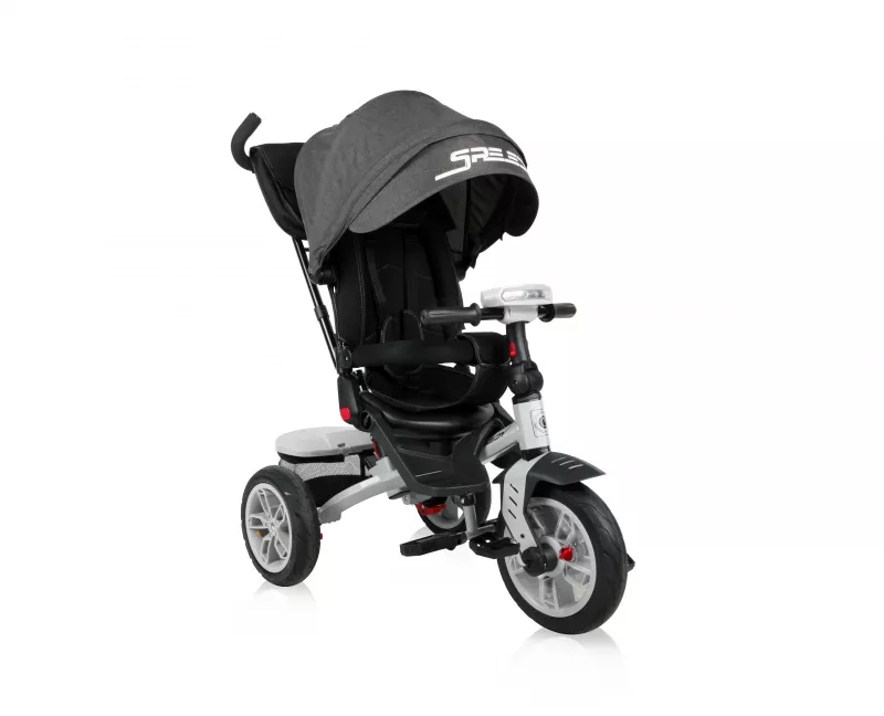 Tricicleta multifunctionala 4in1, Speedy Air, roti cu camera, scaun rotativ, Black 2