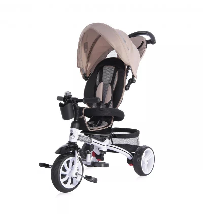 Tricicleta multifunctionala 6in1,  Rocket, Ivory 1