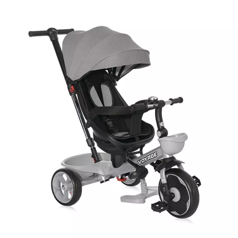 Tricicleta pentru copii, Voyage, cu sezut reversibil, 1-5 Ani, Grey 1