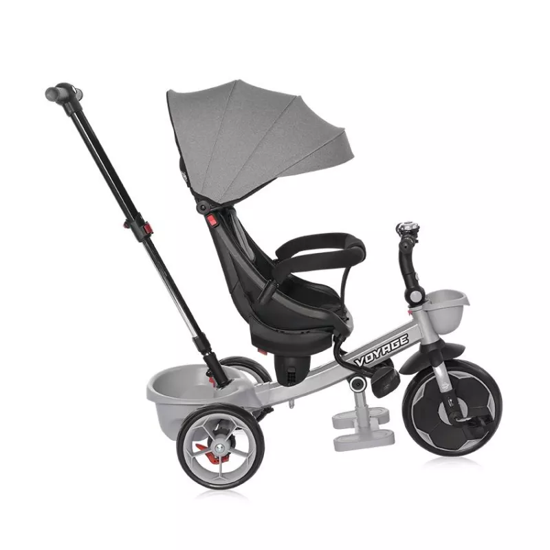 Tricicleta pentru copii, Voyage, cu sezut reversibil, 1-5 Ani, Grey 2