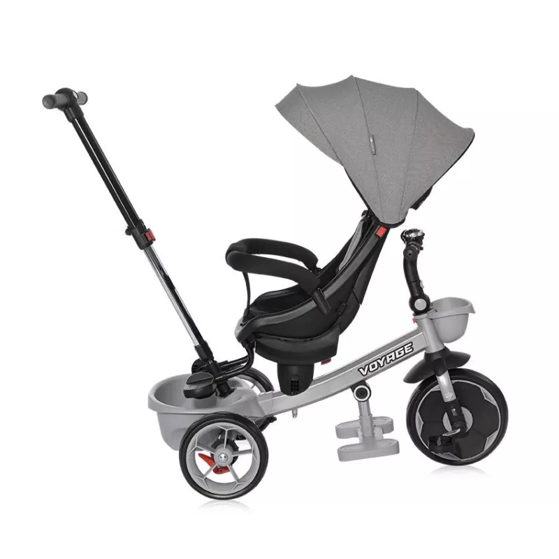 Tricicleta pentru copii, Voyage, cu sezut reversibil, 1-5 Ani, Grey 3