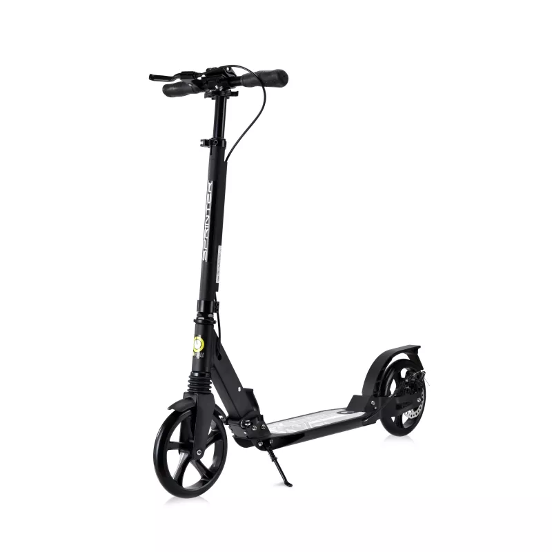 Trotineta pentru adolescenti si adulti, Sprinter, pliabila, frana pe disc, Black 1