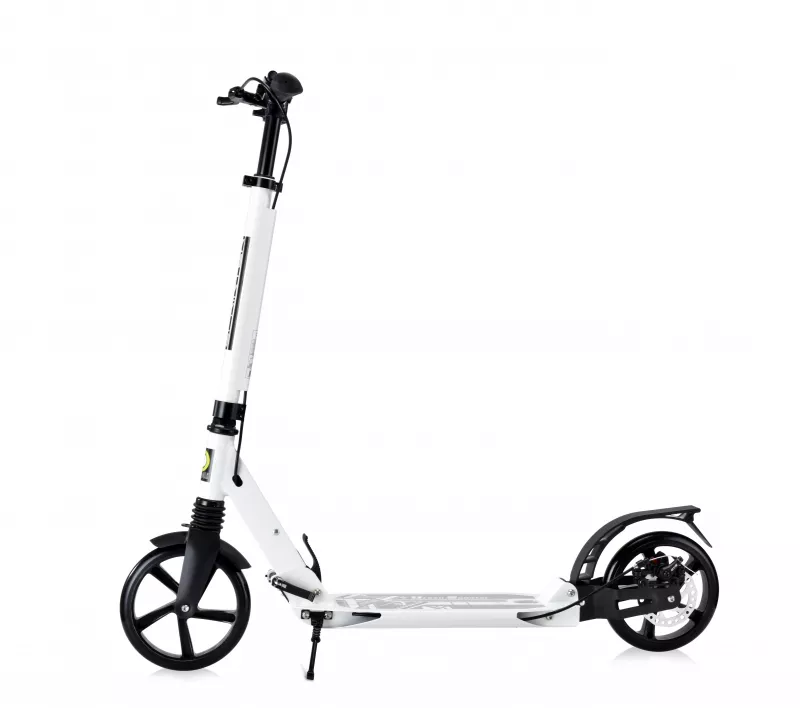 Trotineta pentru adolescenti si adulti, Sprinter, pliabila, frana pe disc, White 4