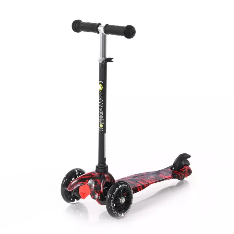 Trotineta pentru copii, 3 Ani+, 3 roti cu leduri, Mini, Red Fire 1