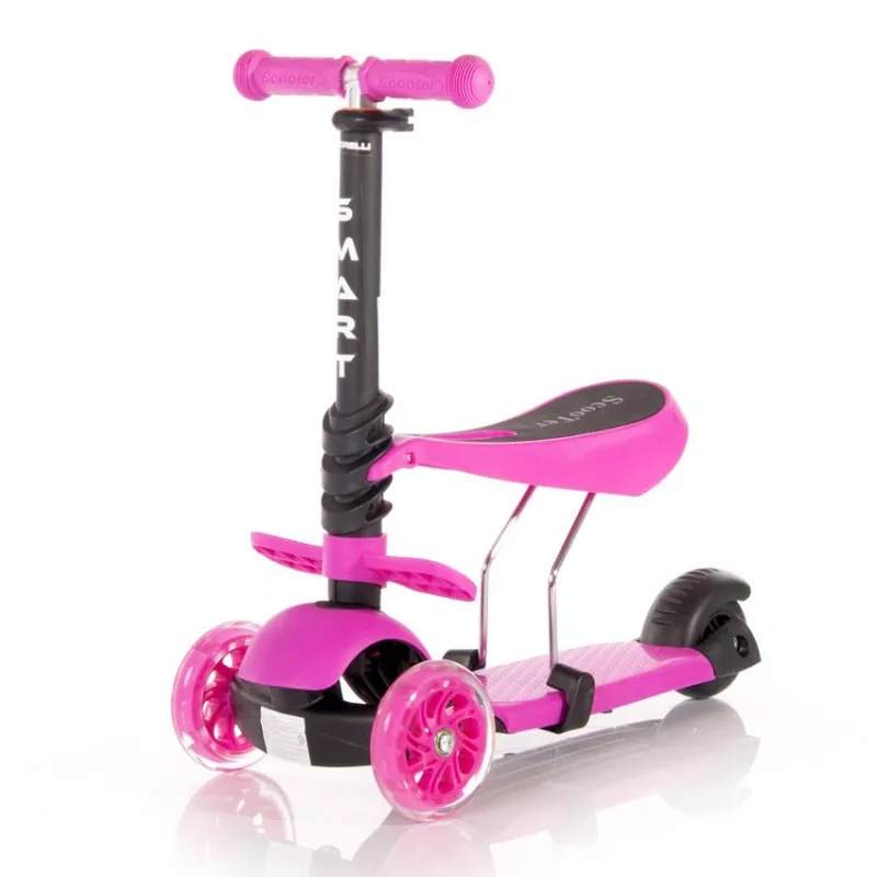 Trotineta pentru copii, Smart, Pink 1