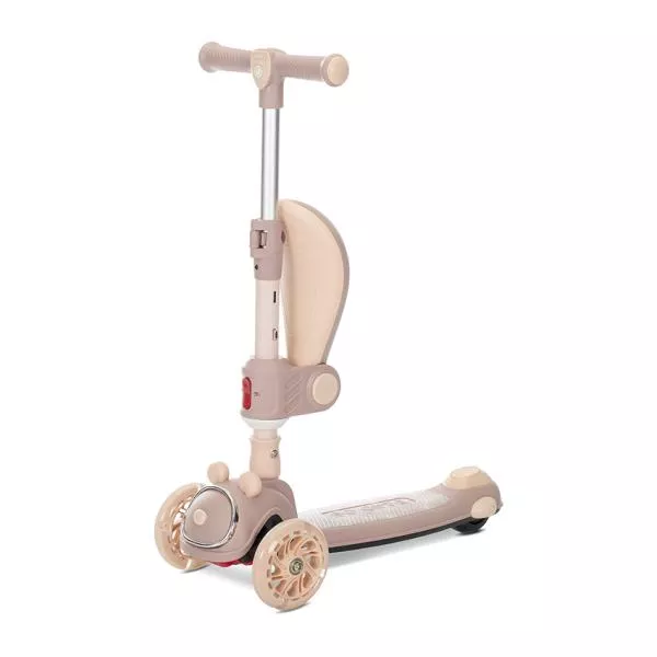 Trotineta pliabila, cu sezut pliabil, Swiftie, pana la 50 kg, Beige 4