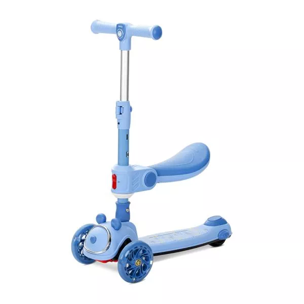 Trotineta pliabila, cu sezut pliabil, Swiftie, pana la 50 kg, Blue 1