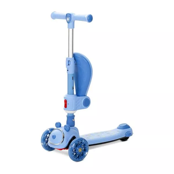 Trotineta pliabila, cu sezut pliabil, Swiftie, pana la 50 kg, Blue 4