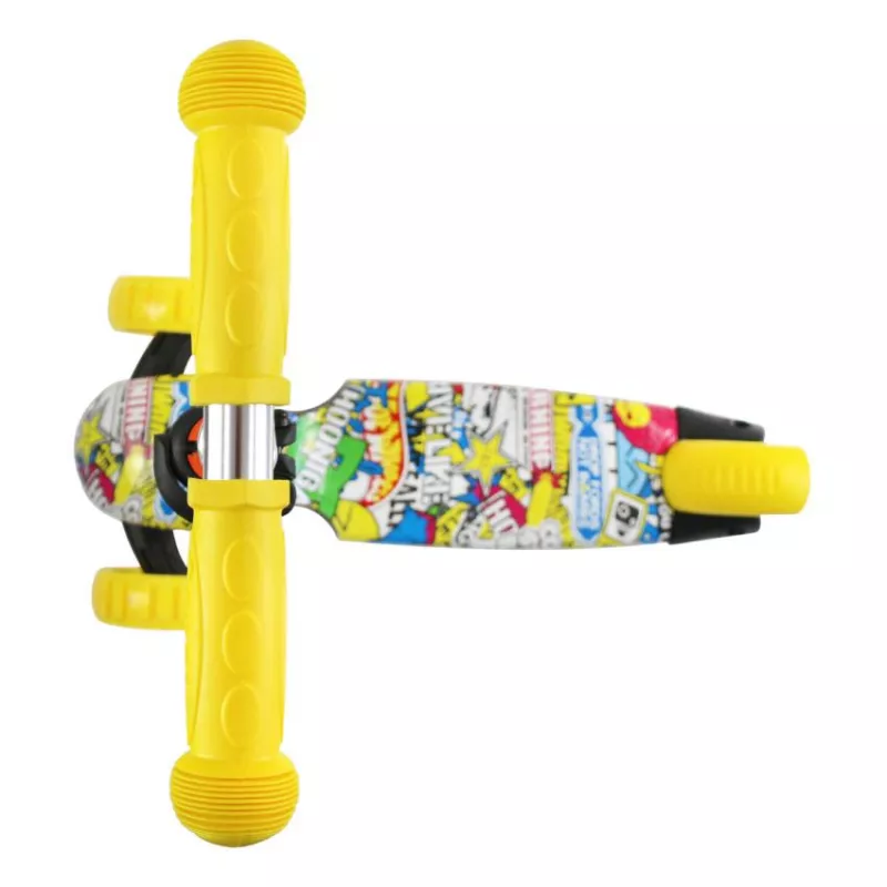 Trotineta reglabila pentru coopii, Draxter, 3 ani+, Graffiti Smile 5