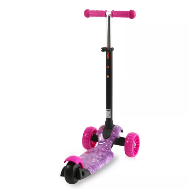 Trotineta reglabila pentru coopii, Draxter, 3 ani+, Pink Galaxy 3